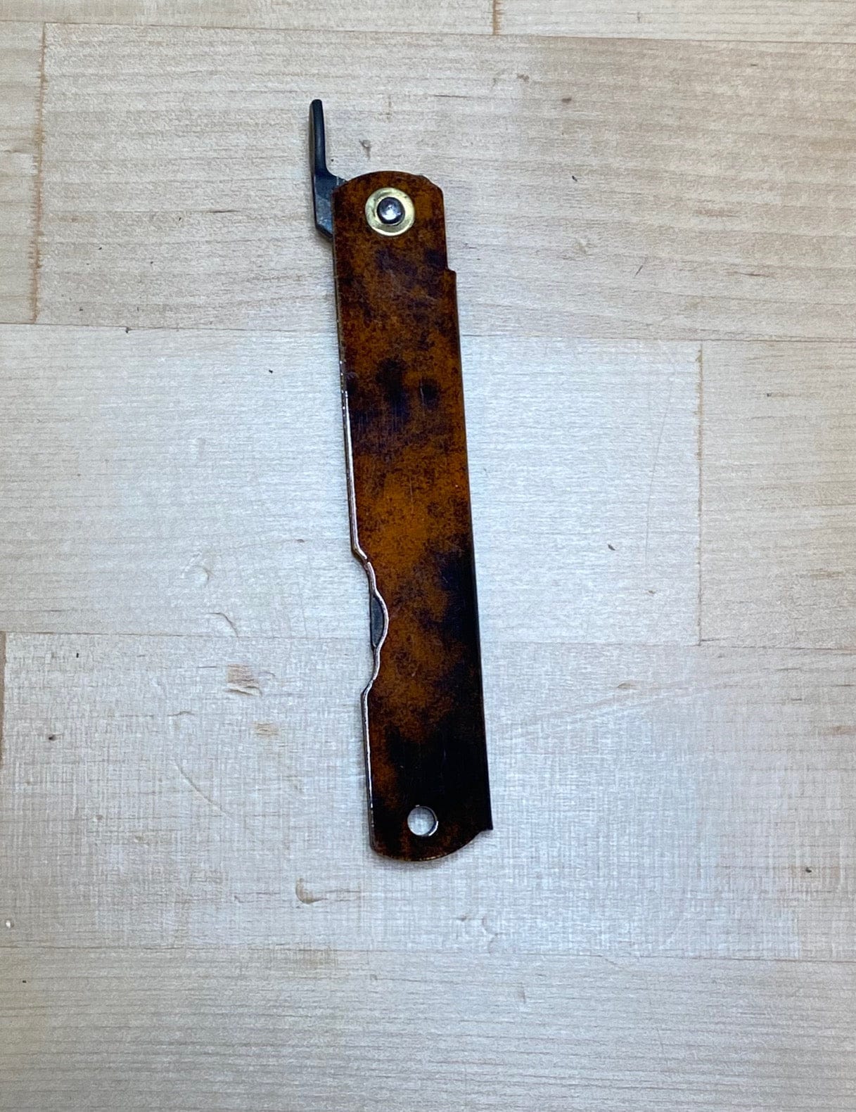 Higonokami Folding Knife Large "Blue Steel" Blade From Japan - Image 6