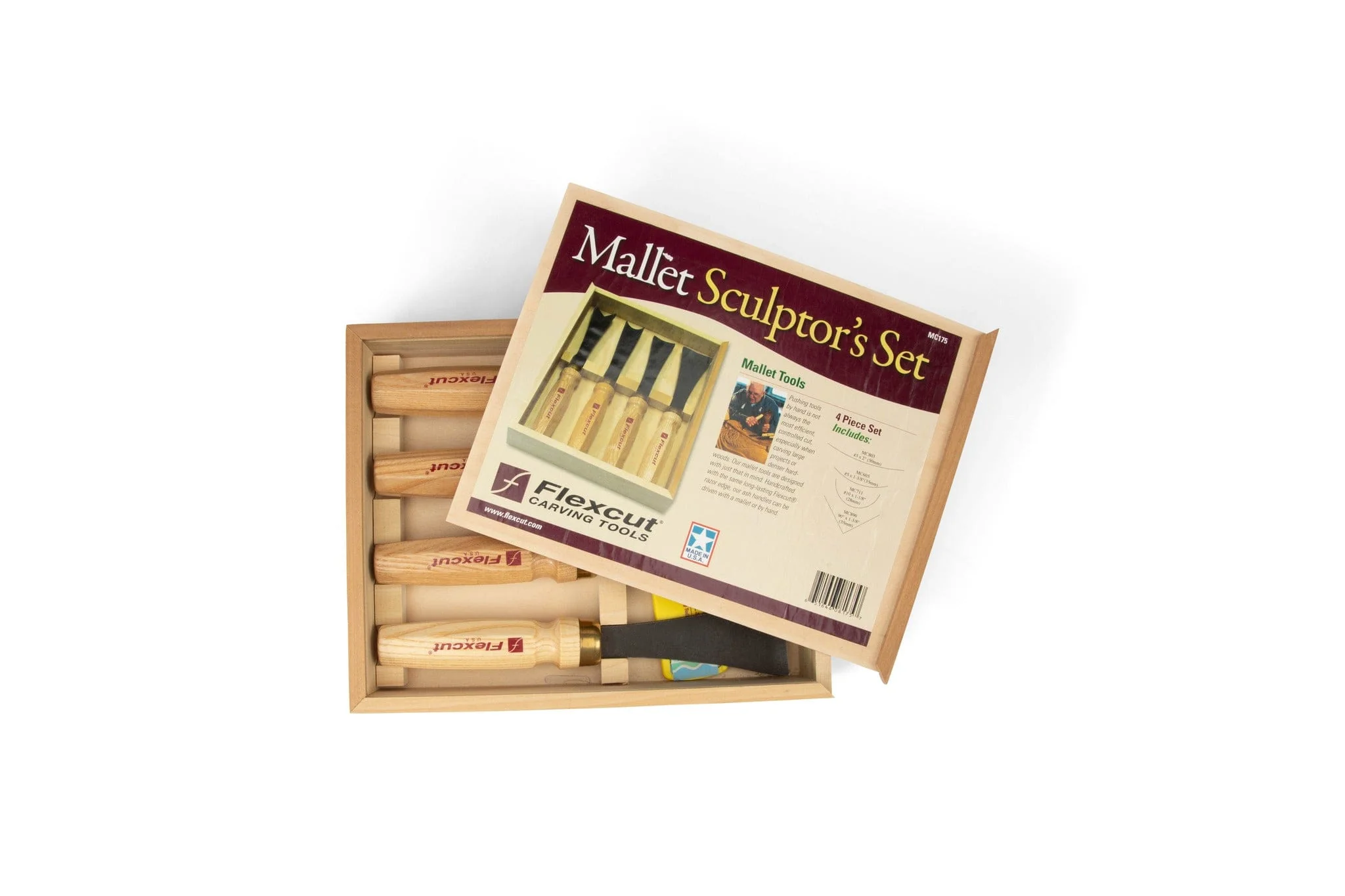 Flexcut 4 PC Mallet Sculptor's Set - Image 2