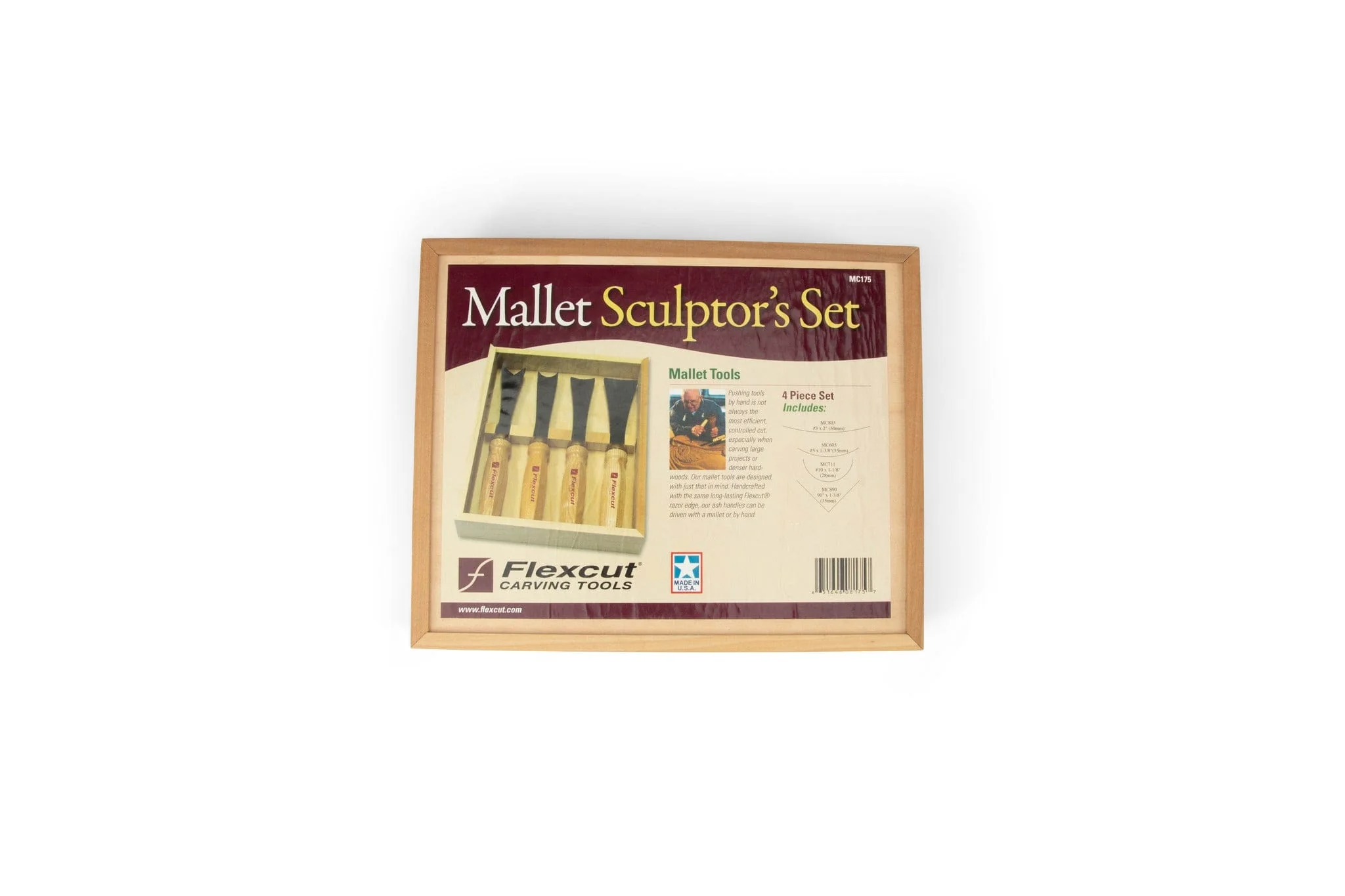 Flexcut 4 PC Mallet Sculptor's Set - Image 4