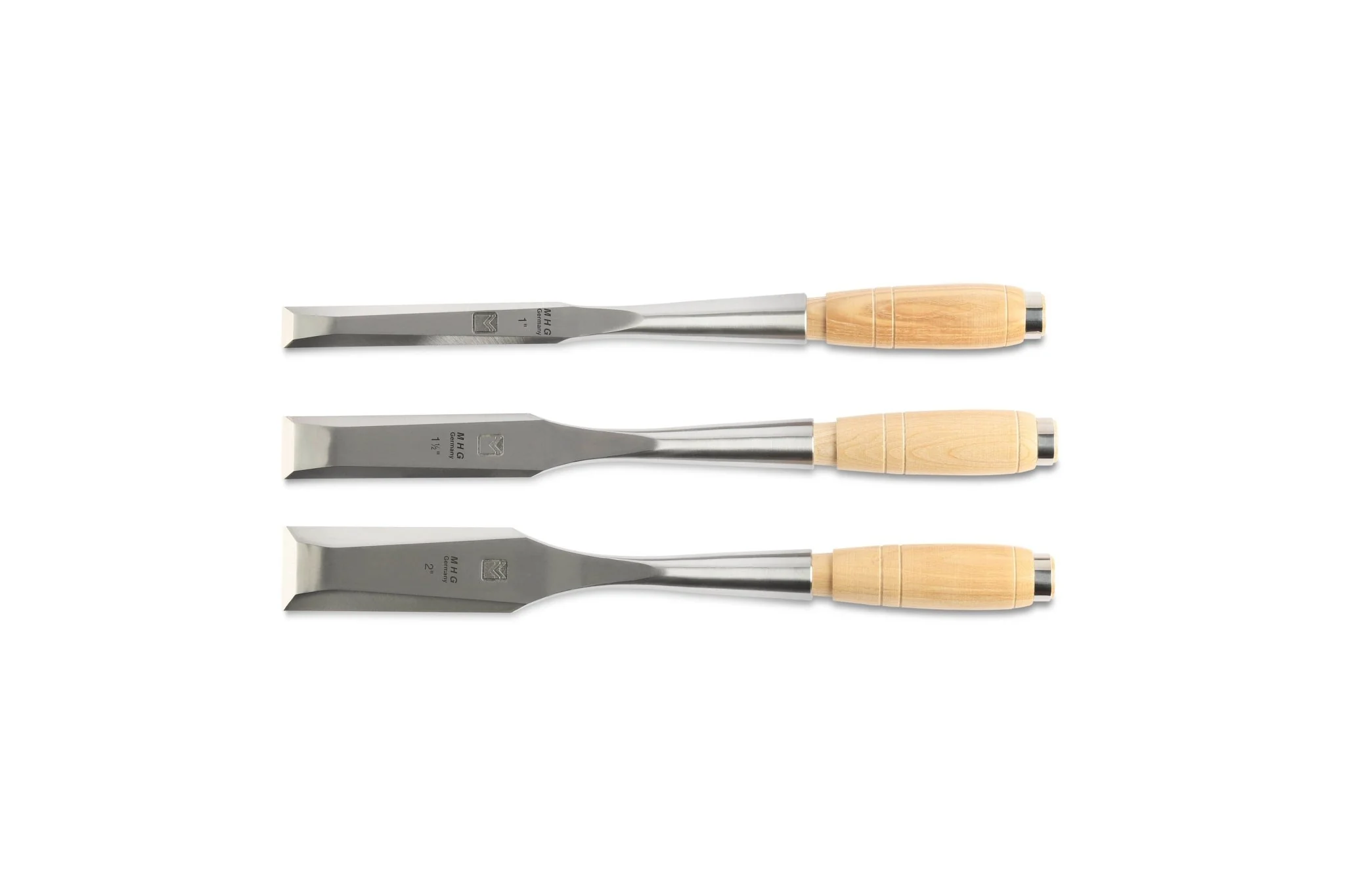 MHG Messerschmidt Timber Framing Chisel - Set of Three - Image 3