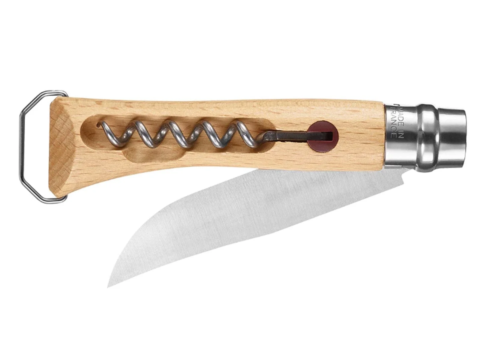 No.10 Corkscrew Stainless Steel Folding Knife with Bottle Opener - Image 6