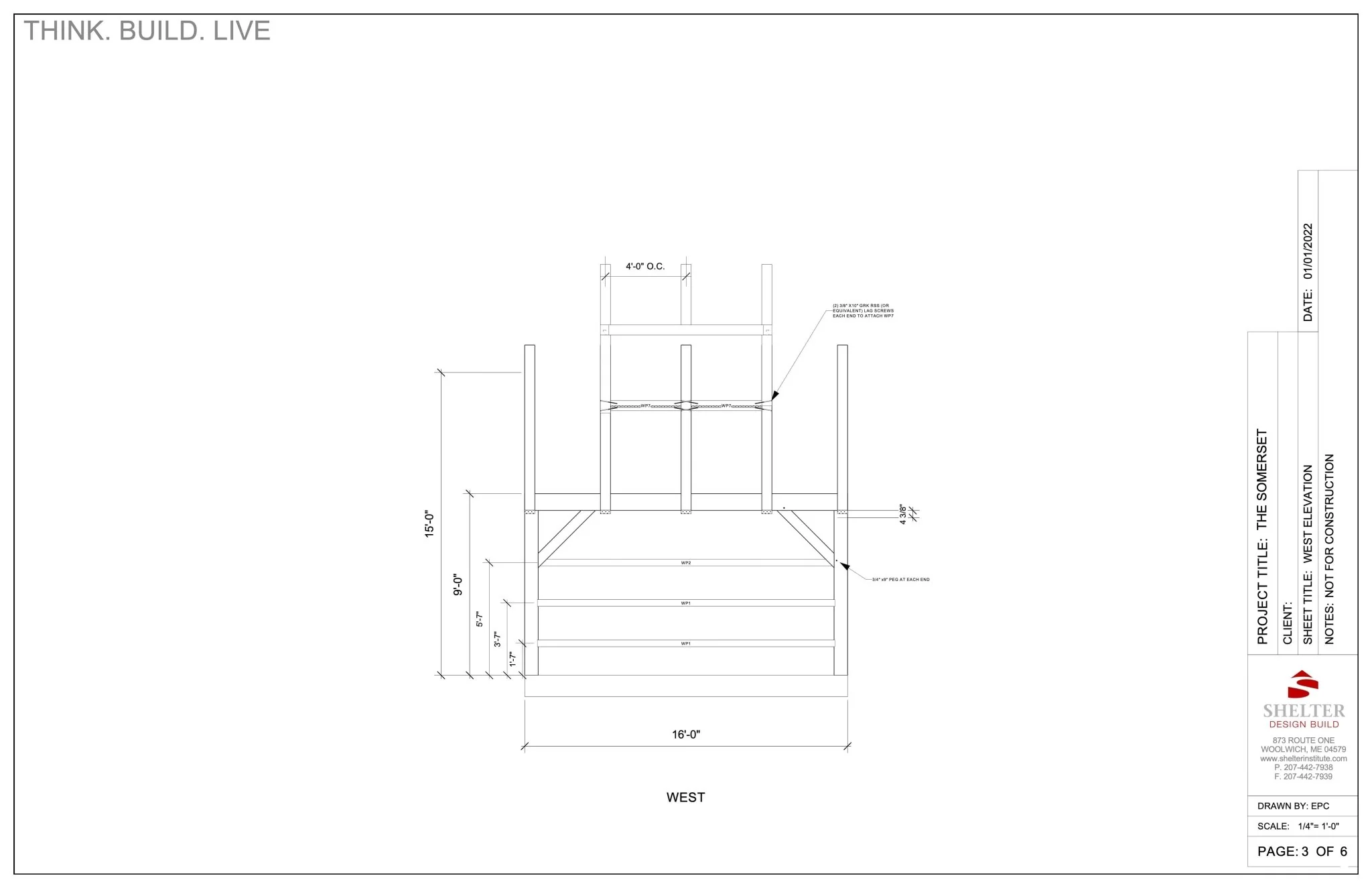 The Somerset 14x16: Timber Frame Plan & Cut Sheet Package - Image 3