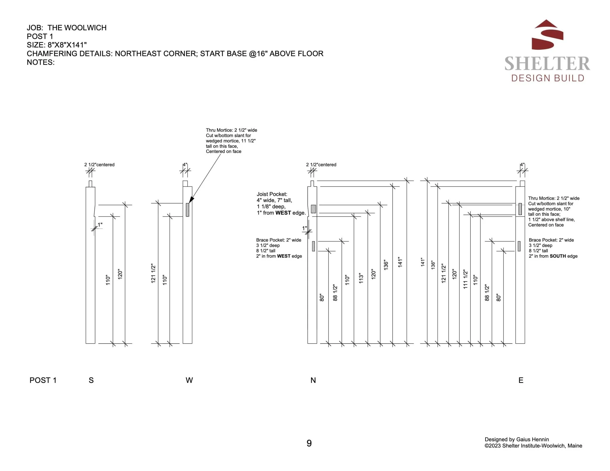 The Woolwich 24x24: Timber Frame Plan & Cut Sheet Package - Image 4
