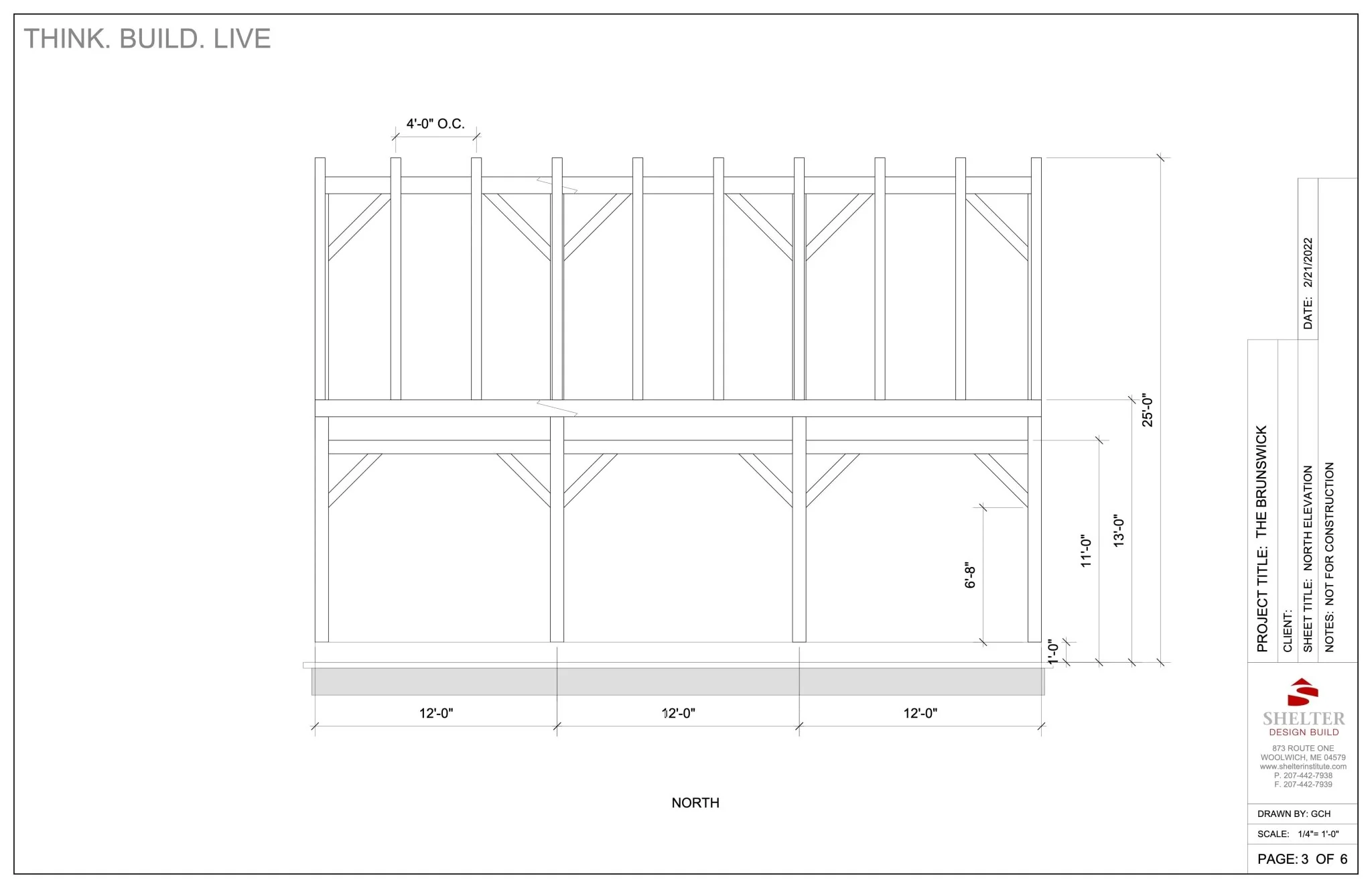 The Brunswick 24x36: Timber Frame Plan & Cut Sheet Package - Image 3