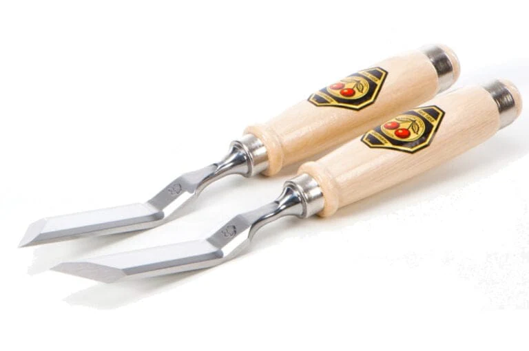 Two Cherries Cranked Neck Skew Chisel Set